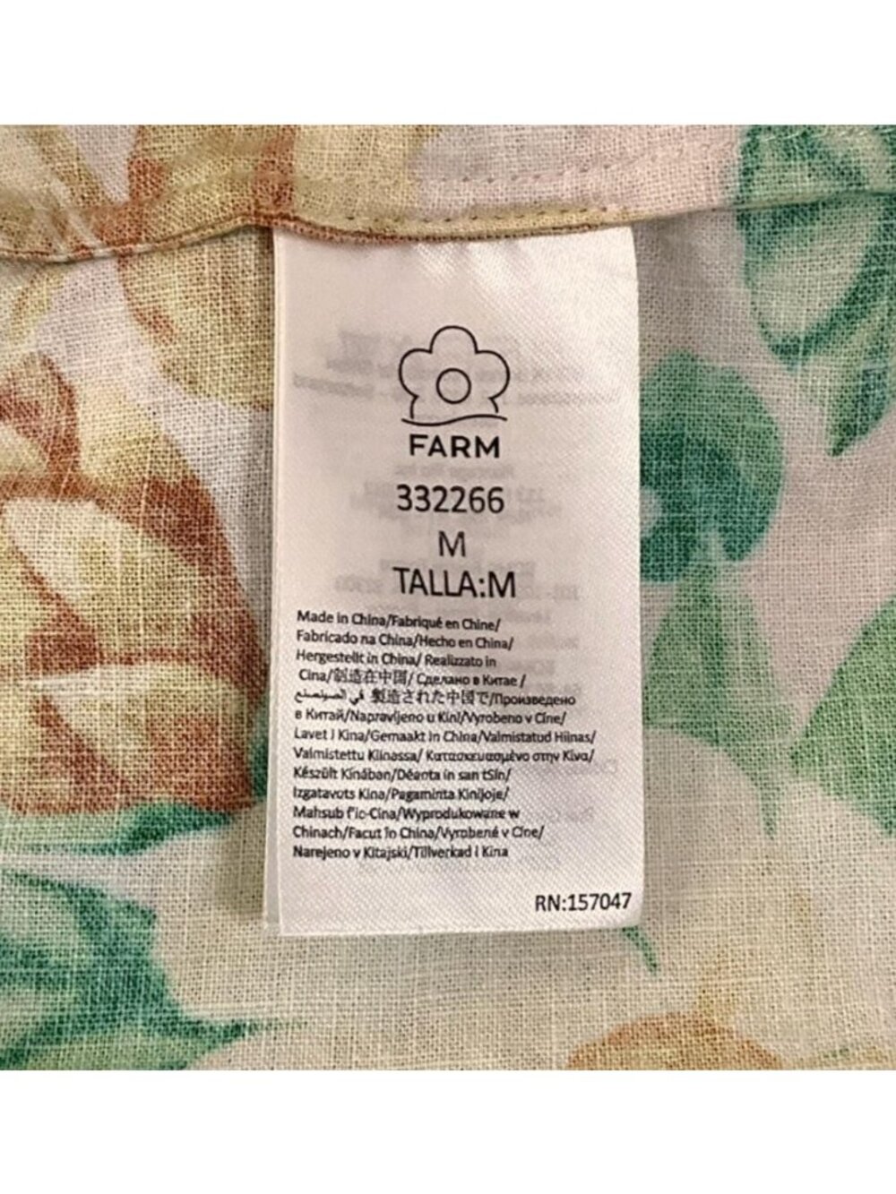 FARM Rio Pink Botanical Beauty Lenzing Ecovero Euroflax Maxi Dress Womens M READ - Picture 11 of 16